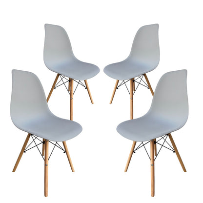 Pack x 4 sillas Eames en color gris o negro