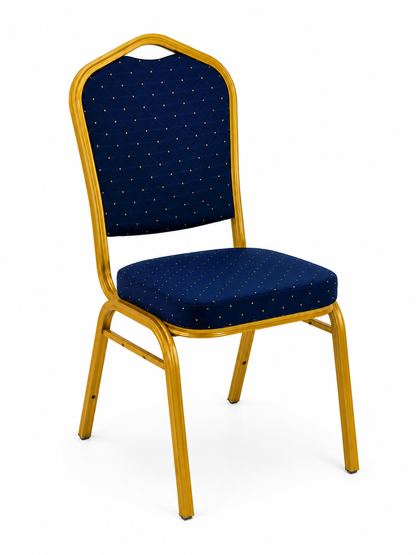 Silla azul para eventos, hoteles, conferencias