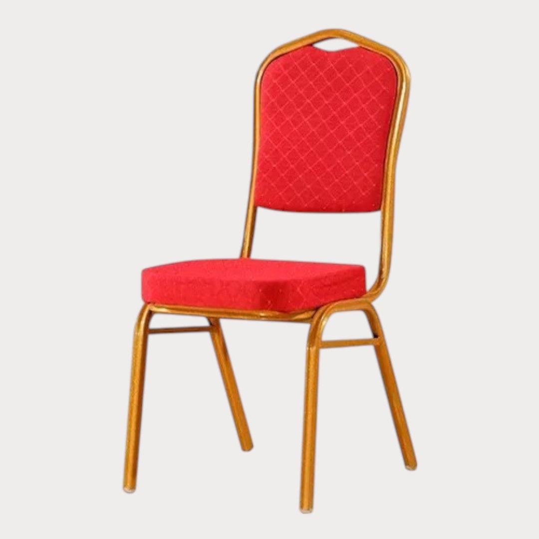 Silla roja para eventos, hoteles, conferencias