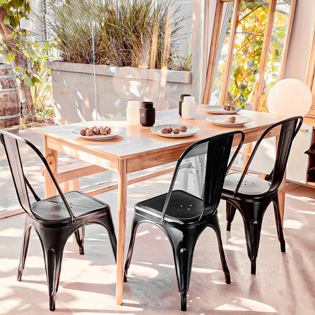 Silla Tolix color negro